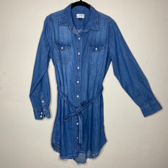 Universal Thread Blue Jean Dress - Picture 1 of 8